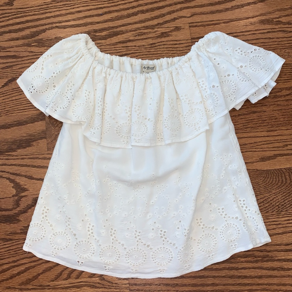 LUCKY BRAND Off the Shoulder Top